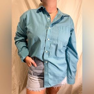 Blue Plaid Button Down